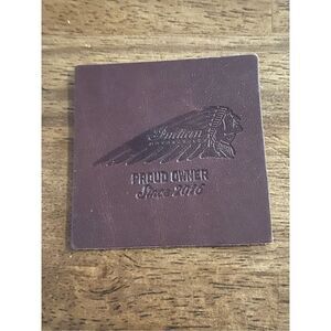 Indian Motorcycle leather square patch (5037)￼